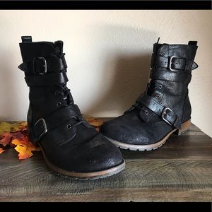 Crown Vintage Randy Combat Boots